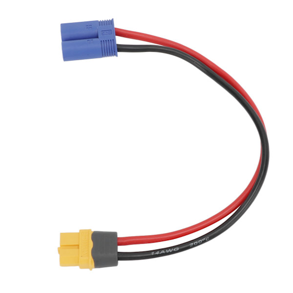 RC-naaras-EC5-uroskaapeli 14AWG XT60HF korkea virta kestävyys korroosionkestävyys EC5-liitäntäsovitinkaapeli