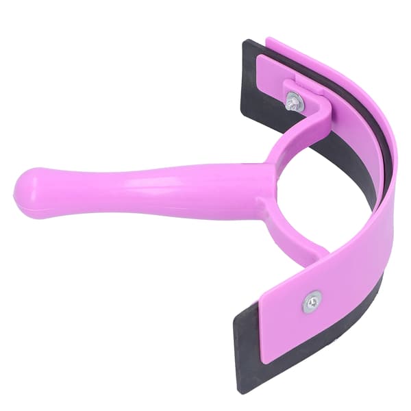 Horse Sweat Scraper Ergonomic Handheld Soft Grip Plastic Rubber Riding Grooming Tool