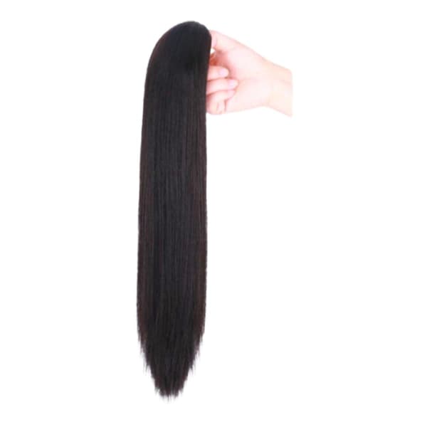 Hårforlengelse Hestehale Clip-In Ekte Naturlig Hår light brown 50cm