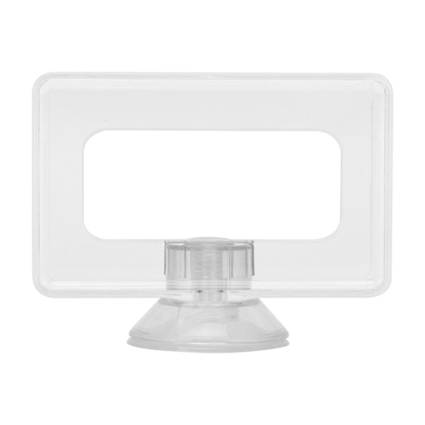Foderring til fisk Anti-flydende Transparent Akryl Fiskfoder Ring Akvarium til fisk (S 6x10x4cm)