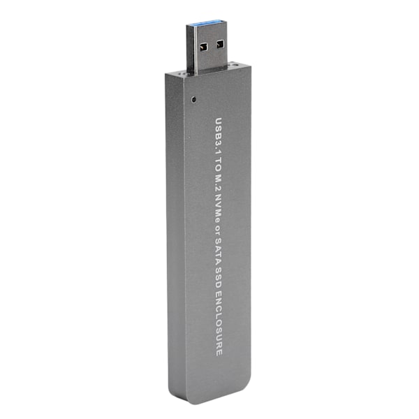 Kiintolevyboksi Alumiiniseos USB3.1 M.2 NVME/SATA SSD Kotelo Verkkosovitin LM-915