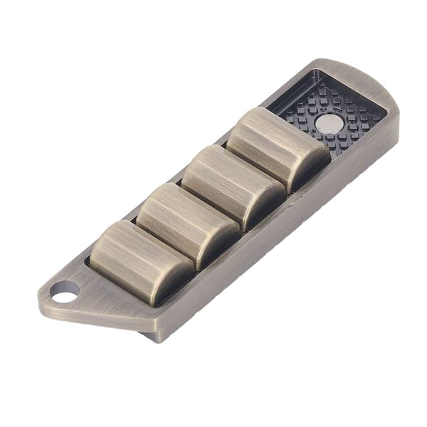 Ærtebælg Magnetisk Skyder Legetøj Voksen Metal ADHD Autisme Angst Stresslindring Push Slider Sensorisk Legetøj Guld