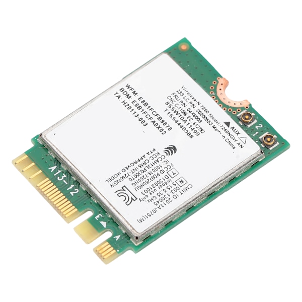 Langaton verkkokortti 7260NGW AN 2.4G/5G 300Mbps WIFI+Bluetooth 4.0 NGFF M.2 Lenovo Thinkpad X240/X230S/T440S/T431:lle