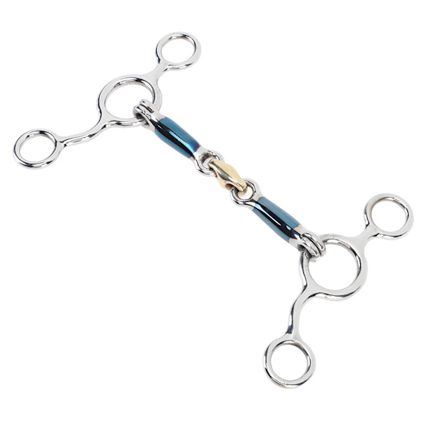 125 mm Professionell Snaffle Bit Rostfritt Stål Häst Mun Bit Hästuppfödning Tillbehör