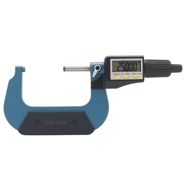 Digital skærmmikrometer 0,001 mm opløsning 50 til 75 mm