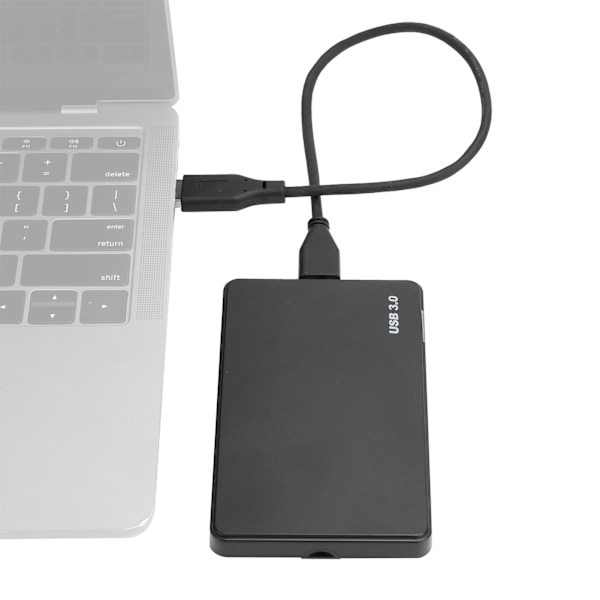 Lagring Harddisk Bærbar HDD 2.5in Ekstern Mobil Disk Bærbar Datamaskin Disk Svart 320G