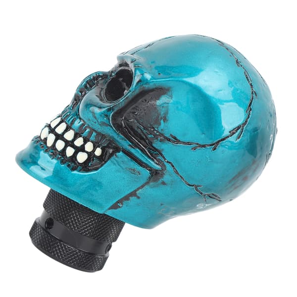 Skull Gear Shift Knob i Harpiks til Manuel Gearkasse - Grøn