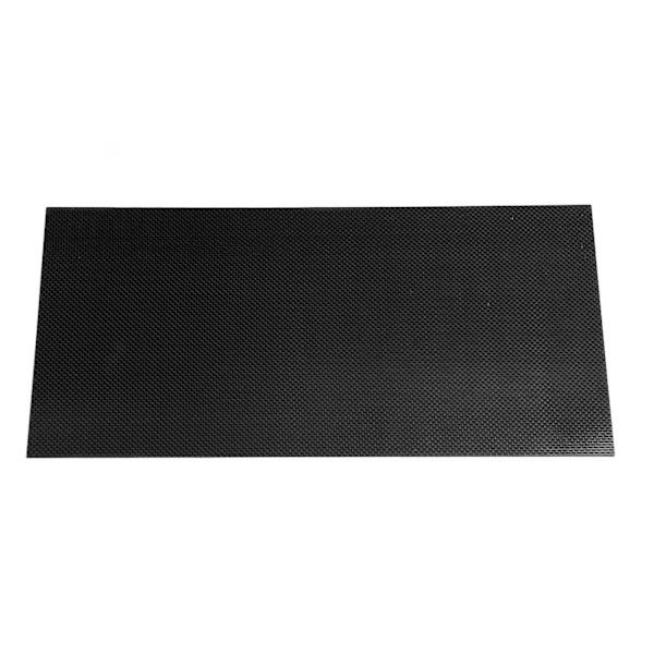Kolfiberplatta 3K kypert glänsande blank yta Kolfiberpanel för droneleksaksmaterial 200x400x0,5 mm/7,87x15,75x0,02in