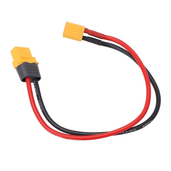XT60 naar XT30-sovitinjohto, naaras-uros, 16AWG silikonijohto RC-malleille, 23,5 cm