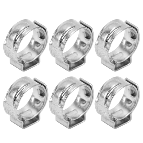 20 kpl letkuklemmit, parantaa korroosionkestävyyttä ja kestävyyttä, säädettävä kaksoislangallinen letkuklemmi teollisuudelle 11,3-13,8 mm