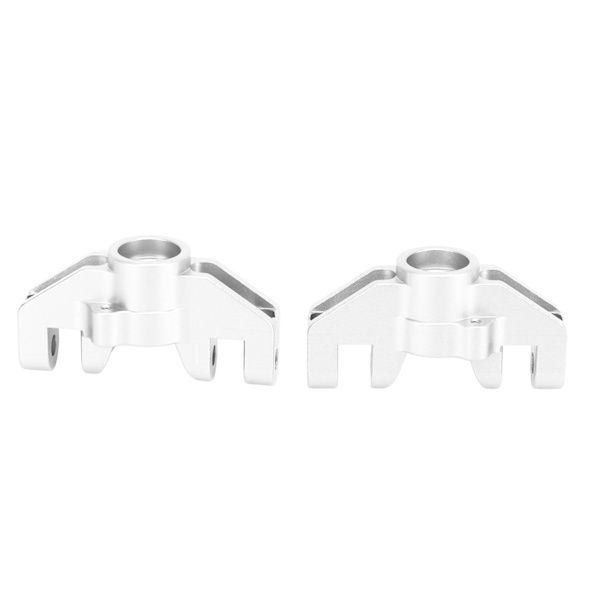 2st RC Styrkopp Professionell Aluminiumlegering Styrkopp för LOSI Hammer Rey U4 Rock Racer 1/10 RC Car Silver