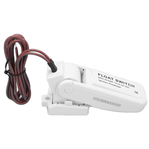 Flottörbrytare 12‑24‑32V 18AWG ultraljudssvetsning läcker inte Automatisk länsnivåkontroll för yachtbåt