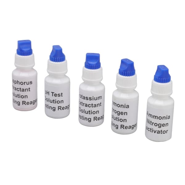 Soil Test Liquid Solution PH Nitrogen Phosphorus Potassium Measuring Soil Test Kit for Agriculture Gardening