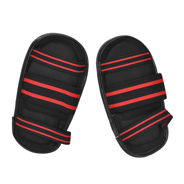 EVA Pad Instep Guards Fodbeskyttelse til Sanda Boxing MMA Muay Thai (sort)