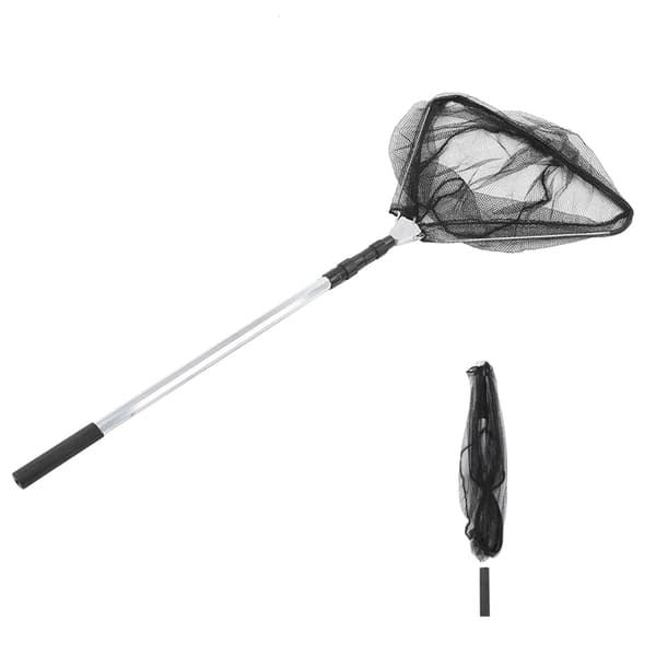 2.1M Durable Foldable Fishing Landing Net Telescopic Pole Handle for Fish Catching