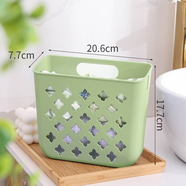 Wall Mounted Foldable Laundry Basket Large Capacity Hanging Foldable Laundry Hamper for Home Green L