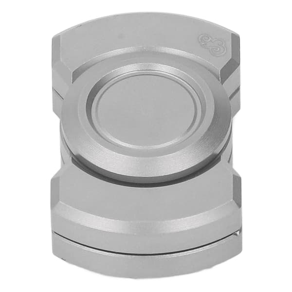 Fidget Slider Leketøy Bærbar Lett Ergonomisk Multifunksjonell Robust Stressavlastningsskyver for voksne ADHD ADD Sølv