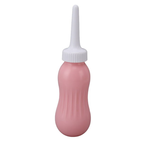 Bærbar Bidet Sprayer Heavy Injection 500ml Silikon Håndholdt Bidet Lavemang Pære for Kvinner Gravid Persika Rosa