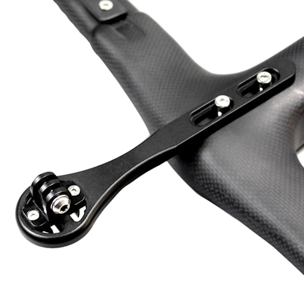 Cykelkodbord i metall GPS-sätesförlängningsfäste för Bryton / Garmin / WAHOOblack