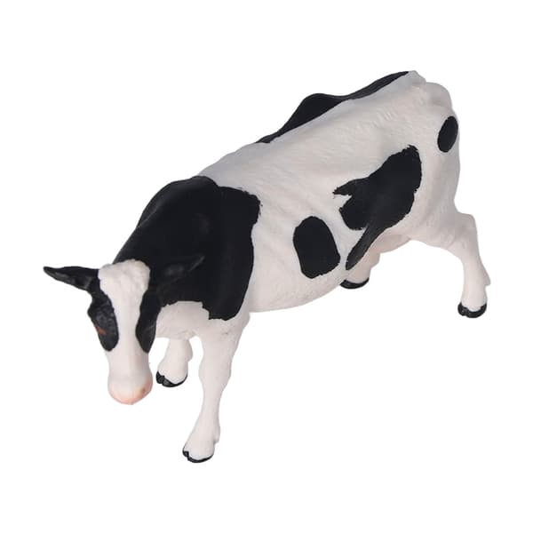 Solid Cow Simulation Model Vivid Plastic Children's Farm Animal Model Toy for Imagination and Creativity Stimulation