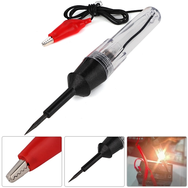 6-12-24V Bil Auto Elektrisk spänning Test Penna Ljus Lampa Krets Tester Detektor Sond