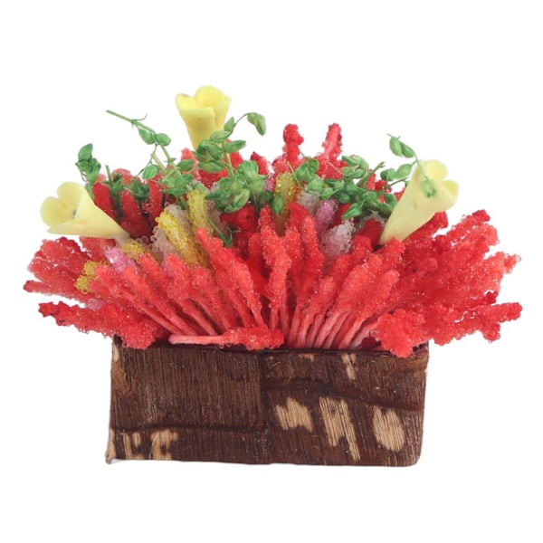 Liten miniatyr blomst potte Dukkehust pynt mini plante