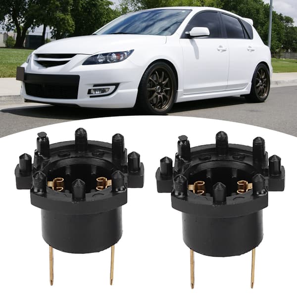 1 Par Bilfrontlys Sokkel Pæreholder Tilbehør B28V510A3 Passer til Mazda 5 2006-2010