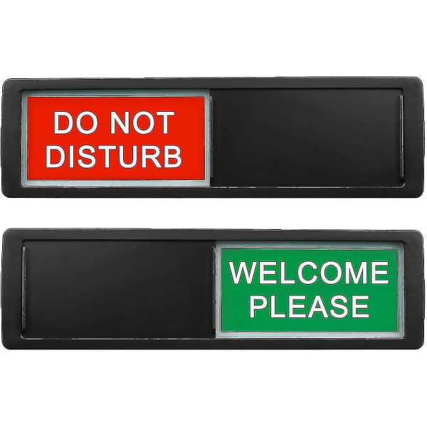 1 stk åpent lukket skilt, åpne skilt Personvern Skyvedørsskilt Indikator Do not disturb sign