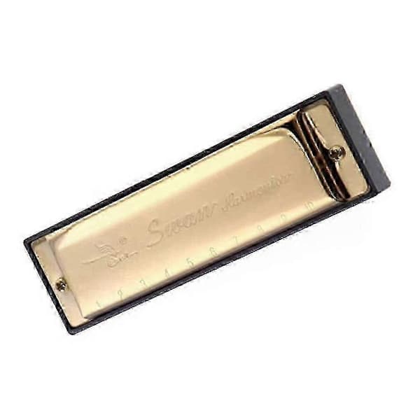 Golden Swan 10-hulls munnspill i C-dur med etui_cdb3