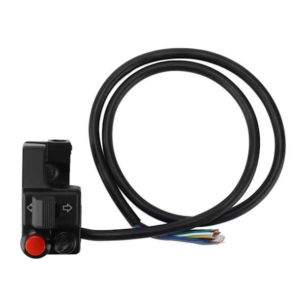 22 mm vänster motorcykel 7/8 tums styromkopplare 3 i 1 signalhorn Blinkers för halvljus tryckknapp