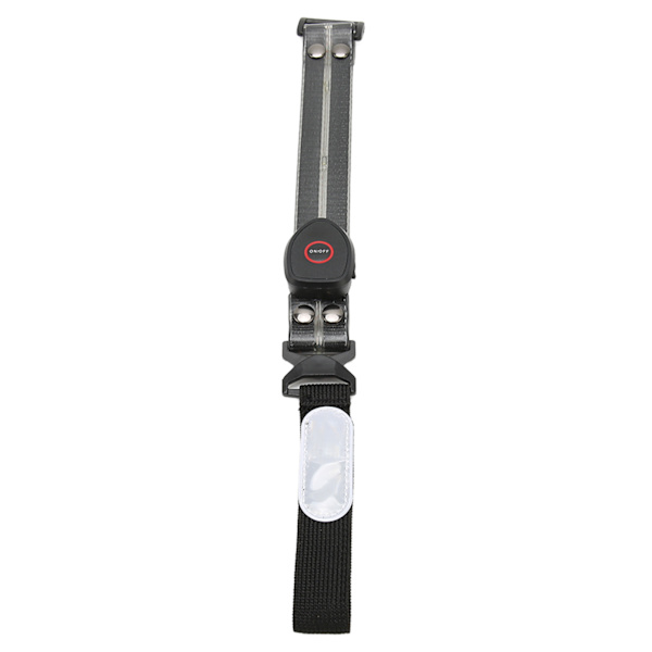 LED-armband Vattentätt Uppladdningsbart Night Safety Light Up Band för utomhuspromenader Running Black