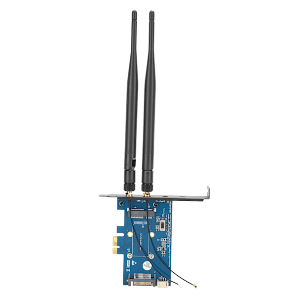 Trådlös Dual Band-adapter med SIM-korthållare Mini PCI-E till PCI-E 1X Nätverksperipheri