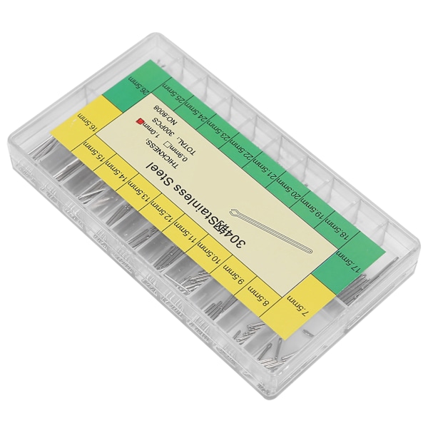 1,0 mm Split Pins Urremme Armbånd Split Pins 304 Rustfrit Stål Urdele 7,5 mm-26,5 mm