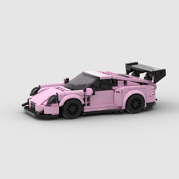 374-osainen superkilpa-autojen rakennuspalikkasetti