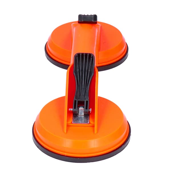 Suction Cup 2 Jaws Glass Remover Lifter Plastic Handle Rubber Pad Vacuum Plate Puller 100lb
