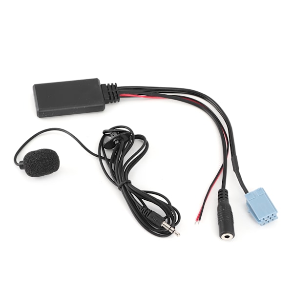 8-pins bilmikrofonadapter Bluetooth 5.0 AUX lydkabel musikkspillertilbehør