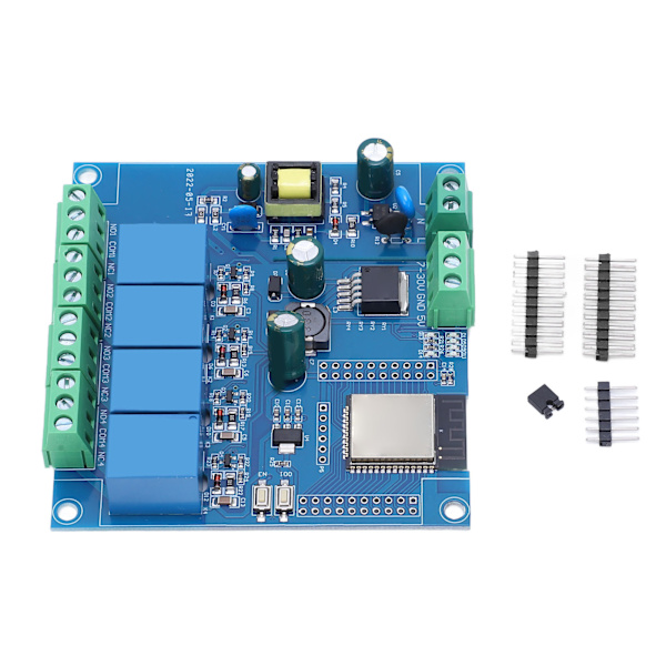 ESP32 utviklingskort WiFi Bluetooth 4-veis relémodul Programmerbart Tilbakestillbart trådløst utviklingskort
