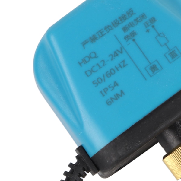 Motoriserad kulventil elektrisk 2-vägs DN25 DC12‑24V Industriell hydraulisk utrustning Tillbehör normalt stängt