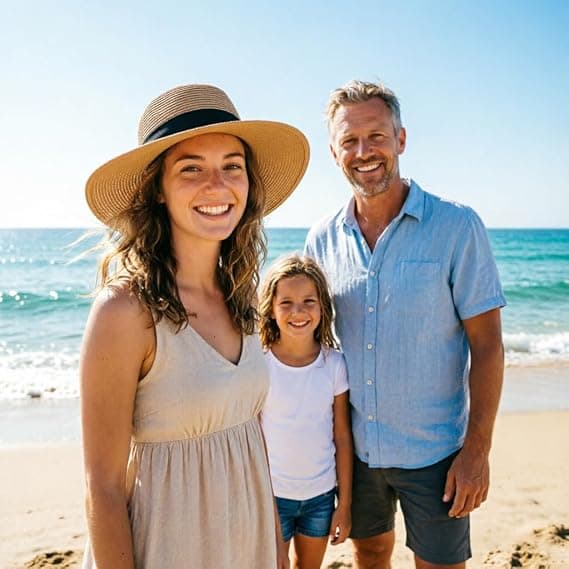 Dam Fedora Strå Solhatt UPF 50+ Panama Strandhatt Vikbar Bred Brätte Resemössa Beige
