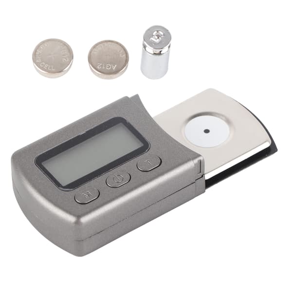 Høj præcision digital pladespiller Stylus Force Gauge til MC MM Sort