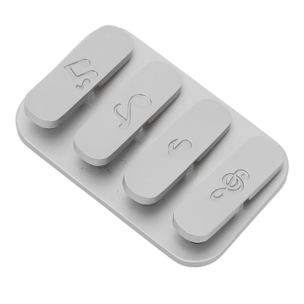 Haptic Slider -lelu Magneettinen stressiä lievittävä Helppo irrottaa Metalli Fidget Slider Haptic Clicker Hopea