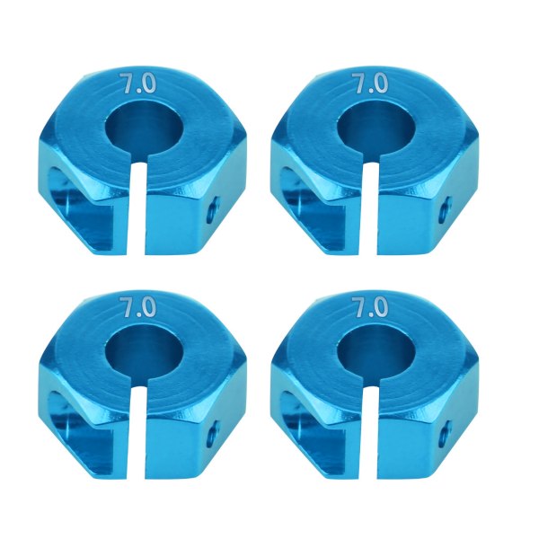 12 mm Universal Hex-navadapter för HSP Sakura 1/10 skala RC-bil (7 mm, blå)