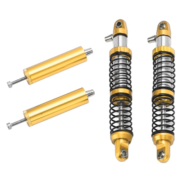 1 par främre bakre stötdämpare RC biluppgraderingsdelar för AXIAL SCX10 1/10 fjärrkontroll CarGold