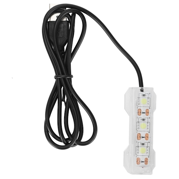 Litet Aquarium Vattenväxt Light Desktop Fish Tank Mini Dekoration Mjuk LED-lampa