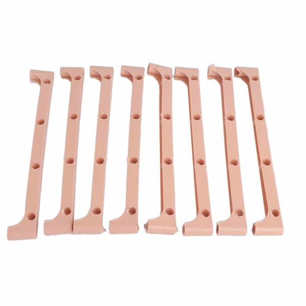 Sko Stativ i Rustfrit Stål Flere Lag Montering Sko Opbevaring Stativ DIY-Forstærket til Hjemmet Rosa 4 Lag 47x26x56cm /29.13x10.27x22.05in