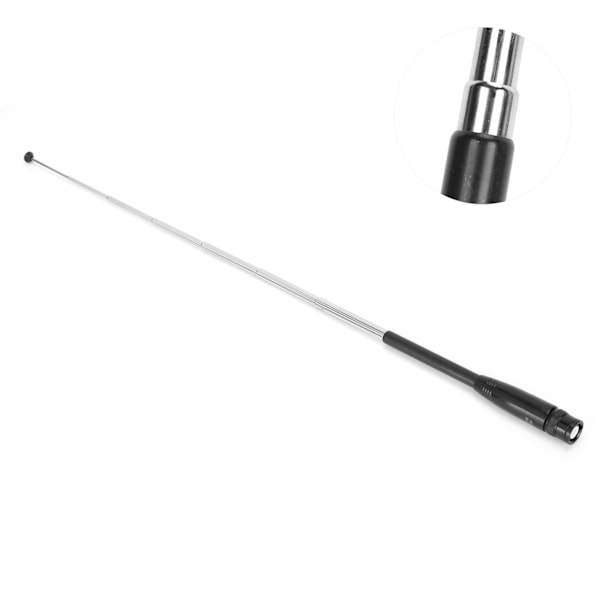 Na771r Dual Band Handhållen Antenn bnc 144/430mhz för tk100 tk210 tk300 icv8 icv80 icv82 icu82