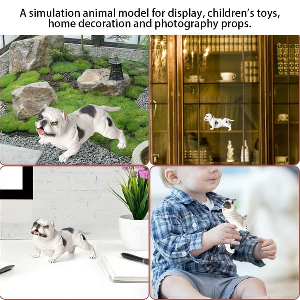 Simulerings Hundmodel Dyrefigurer Skrivebordsdekoration Pædagogisk Legetøj