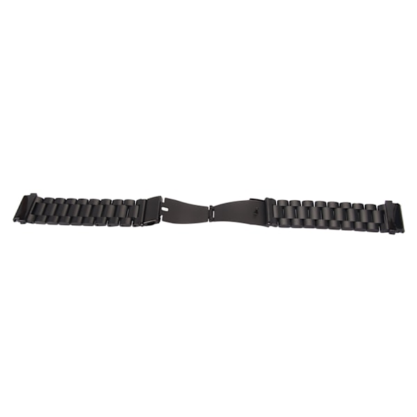Klockarmband i rostfritt stål Quick Release klockbandstillbehör 22 mm passform för Amazfit Falcon Smart Watch Black