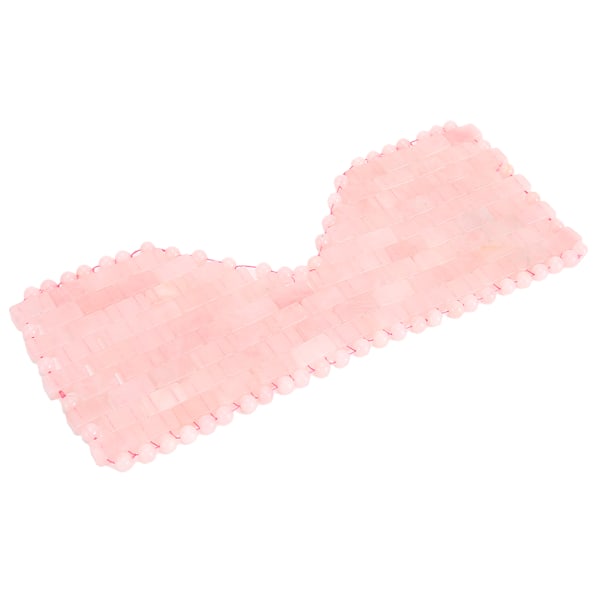 Jade Stone Eye Mask Kylning Sova Ögonmask Kallterapi Ögonbehandling MassagerRose Quartz