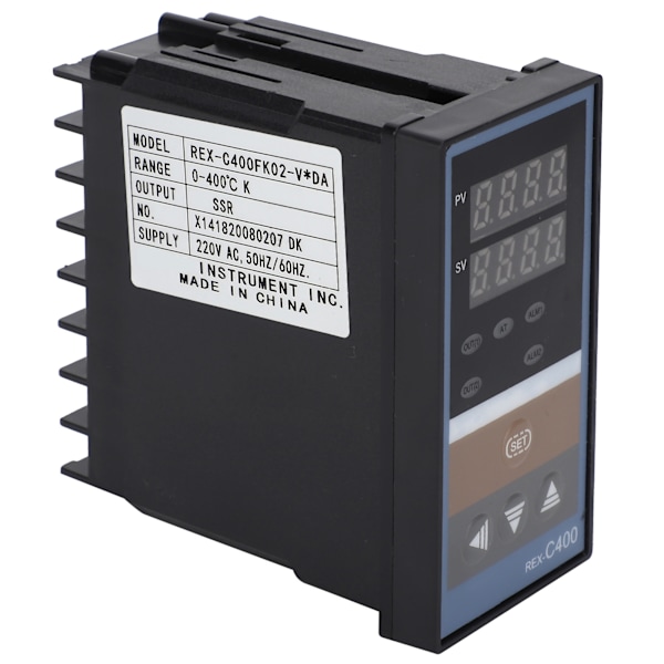 BERM Digital Display Temperaturmåler Høj præcisionstermometer REX-C400FK02-V x DA